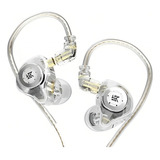 Fone De Ouvido Gamer Kz Edx Pro Musical Retorno Palco In-ear Cor Cristal