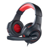 Fone De Ouvido Headset Gamer F203vm Hoopson P2 Duplo Estéreo