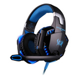 Fone De Ouvido Headset Gamer Kotion Each G2000 Preto/azul