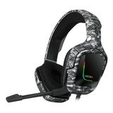 Fone De Ouvido Headset Gamer Onikuma K20 Camuflado Arma