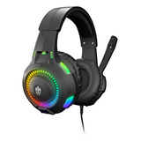 Fone De Ouvido Headset Gamer Rgb Led Pc Computador Vídeogame