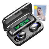 Fone De Ouvido In-ear Sem Fio Bluetooth Vohz F9-5 Tws Cor Preto