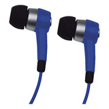 Fone De Ouvido Intra-auricular Com Fio 1.2m Com Controle De Música Resistente P2 3.5mm Azul Oex