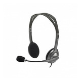 Fone De Ouvido On-ear Logitech H111 Cinza