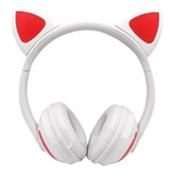 Fone De Ouvido On-ear Sem Fio Exbom Hf-c240bt Branco Com Luz Led