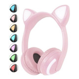 Fone De Ouvido Orelha De Gato Bluetooth Hf-c240bt - Exbom