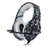 Fone De Ouvido Over-ear Gamer Onikuma Gamer K1-b K1 Camouflage Gray
