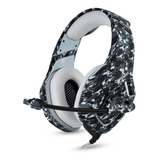 Fone De Ouvido Over-ear Gamer Onikuma K1-b Camouflage Gray