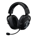 Fone De Ouvido Over-ear Gamer Sem Fio Logitech Pro X Wireless Preto