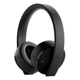 Fone De Ouvido Over-ear Gamer Sem Fio Playstation Gold Cuhya0080 Black