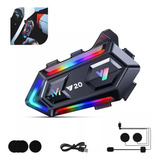 Fone De Ouvido Para Capacete Moto Intercomunicador Bluetooth