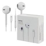 Fone De Ouvido Para iPhone 11 12 13 14 Pro Max Lightning Cor Branco Cor Da Luz Branco