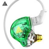 Fone De Ouvido Qkz Ak6 Dmx In Ear C/case Pronta Cor Verde