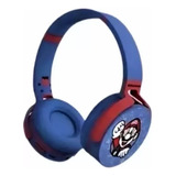 Fone De Ouvido Sem Fio Bluetooth Mario Bros Wireless Preto
