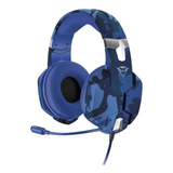 Fone De Ouvido Trust Carus Blue Gxt 322b