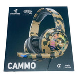 Fone Gamer Headset Led Color Cammo Edition Modelo Gt-69 Pro 
