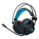 Fone Headset Gamer Fortrek Pro H2 Led Azul, P2, Preto - H2