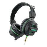 Fone Headset Gamer Green Led Light