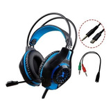 Fone Headset Gamer Usb+p2 C/led Para