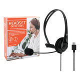 Fone Headset Home Office Telemarketing Pc