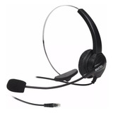 Fone Headset Telefone Fixo Fio Maxtel Rj11 Telemarketing