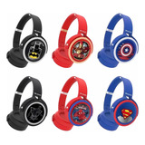 Fone Infantil Buetooth Headset Heróis Vingadores