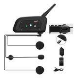 Fone Intercomunicador V6 Pro Bluetooth Capacete Moto 
