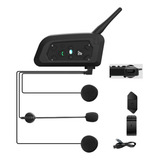 Fone Intercomunicador V6 Pro Bluetooth Capacete Moto 