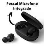 Fone Intra Auricular Bluetooth Preto Para