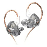 Fone Intra Auricular Kz Edx Sem Microfone Retorno De Palco Cor Cinza