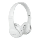 Fone Ouvido Bluetooth Sem Fio Áudio Stereo Confortável Inova Cor Branco