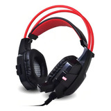 Fone Ouvido Gamer Headset Usb Headphone Jogo Pc Com Led Cor Preto