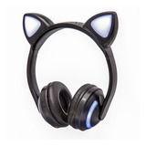 Fone Ouvido Gatinho Bluettoth Headfone Orelha Gato C/ Led P2