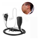 Fone Para Rádio Ht Baofeng Kenwood Ptt Tubo Acústico 2 Pinos