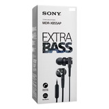 Fone Sony Mdr-xb55ap Intra-auricular Top Voltado Para Graves
