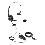 Fone Telemarketing Intelbras Headset Tiara Chs40 Usb Chs-40
