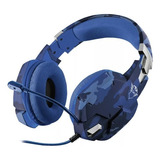 Fone Trust Gamer Gxt 322b Carus Blue Edition Ps4/xbox One/pc