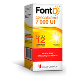 Font D 7.000 Ui 12 Comprimidos Revestidos - União Química