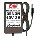 Fonte 12v 3a Para Controladora Denon