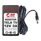 Fonte 12v 3a Para Tela Monitor Aoc E940swa E2040va E2240vwa