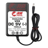 Fonte 9v 1a Para Pedaleira Pedal De Efeito Vox Stomplab 2g