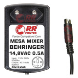 Fonte Ac 14,8v Mixer Som Behringer Xenyx Qx1002usb Qx1202usb