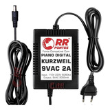 Fonte Ac 9v 2a Para Teclado E Piano Digital Kurzweil Pc88 Mx
