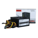 Fonte Atx 450w Real Deko Bivolt 12v4+4p 1xpci Exp6+2 4 Sata