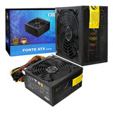 Fonte Atx 550w 80 Plus Bronze - Super Silenciosa Pc Bivolt