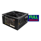 Fonte Atx Gamer Full Modular 600w Real 80plus Pfc Ativo Duex