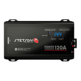 Fonte Automotiva Stetsom Infinite 120a Bivolt Com Voltímetro