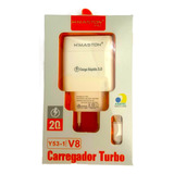 Fonte Cabo 20w Turbo V8 Compatível Motorola Sansung 
