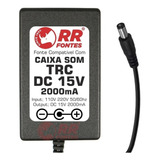 Fonte Carregador 15v P/ Caixa Amplificada Trc358 Trc359 Trc