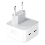 Fonte Carregador 2 Entradas Usb-c 50w